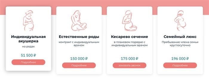 В ГКБ № 67 стоимость родов с индивидуальным медицинским специалистом составляет 137 000 ₽. Если вы решите иметь личную акушерку, вам придется доплатить 35 500 ₽. Эту информацию можно найти на сайте ГКБ № 67.